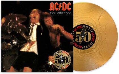 AC/DC - If You Want Blood You've Got It (2024 Reissue, 50 Years Of Rock And Roll, Sony, Gold Nugget Vinyl, LP)