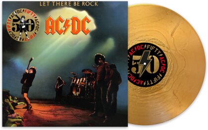 AC/DC - Let There Be Rock (2024 Reissue, 50 Years Of Rock And Roll, Sony, Gold Nugget Vinyl, LP)