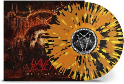 Slayer - Repentless (2024 Reissue, Nuclear Blast, Transparent Orange Yellow Black Splatter, LP)