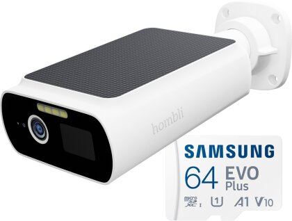 Hombli Smart Solar Cam 64GB - white