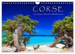 Corse - fantastiques côtes de la Méditerranée (Calendrier mural 2025 DIN A4 vertical), CALVENDO calendrier mensuel