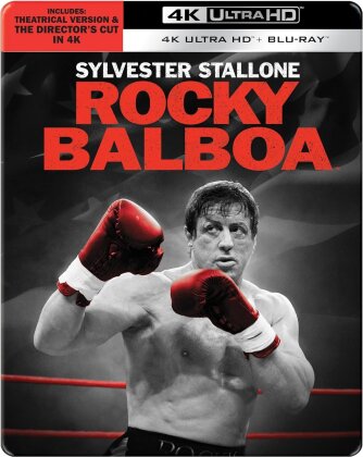 Rocky Balboa (2006) (Director's Cut, Cinema Version, Limited Edition, Steelbook, 4K Ultra HD + Blu-ray)