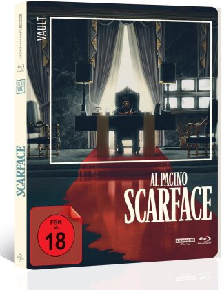 Scarface (1983) (The Film Vault, Limited Edition, Steelbook, 4K Ultra HD + Blu-ray)