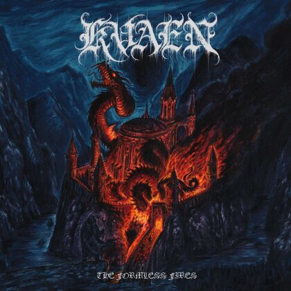 Kvaen - The Formless Fires (dark midnight blue marbled vinyl, LP)