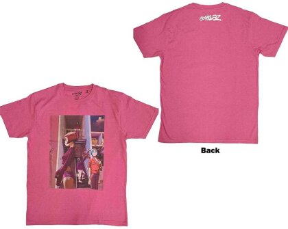 Gorillaz Unisex T-Shirt - The Static Channel (Back Print) - Grösse XXL