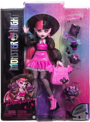 Monster High Draculaura Puppe - neues Outfit, Puppe, Tierfigur,