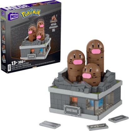 Mega Bloks Pokemon - Pokemon Mini Motion Dugtrio Building Toy Set