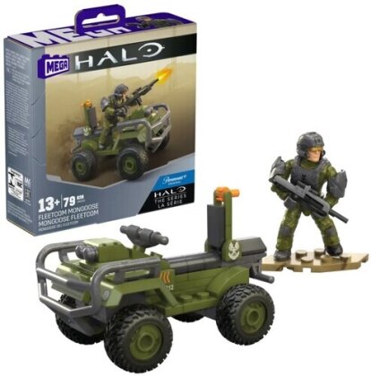 Mega Bloks Halo - Halo Fleetcom Mongoose Vehicle Building Toy Set