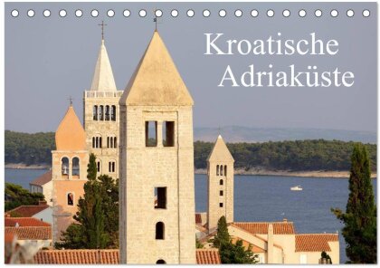 Kroatische Adriaküste (Tischkalender 2025 DIN A5 quer) - CALVENDO Monatskalender