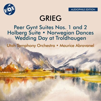 Edvard Grieg (1843-1907), Maurice Abravanel & Utah Symphony Orchestra - Peer Gynt Suites - Holberg Suite - Norwegian Dance