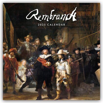 Rembrandt 2025 - 16-Monatskalender