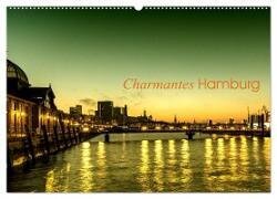 Charmantes Hamburg (Wandkalender 2025 DIN A2 quer) - CALVENDO Monatskalender