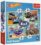 4 in 1 Puzzle - Hot Wheel