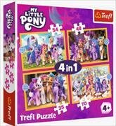 4 in 1 Puzzle 35, 48, 54 - 70 Teile My little Pony