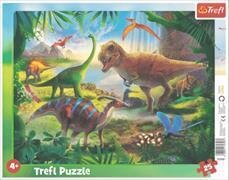 Rahmen-Puzzle 25 Teile - Dinosaurier