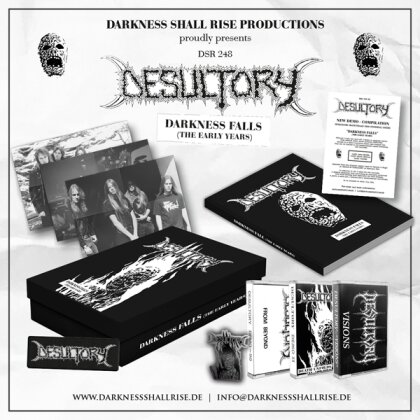 Desultory - Darkness Falls (The Early Years) (3-Tape Boxset, 3 Audiokassetten + Buch)