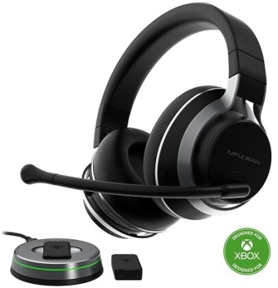 Turtle Beach Stealth Pro - Drahtloses Multiplattform-Gaming-Headset mit Geräuschunterdrückung für Xbox (Schwarz)#