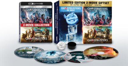 Ghostbusters: Frozen Empire (2024) / Ghostbusters: Afterlife (2021) - 2-Movie Collection (Gift Set, Édition Limitée, 2 4K Ultra HDs + 2 Blu-ray)