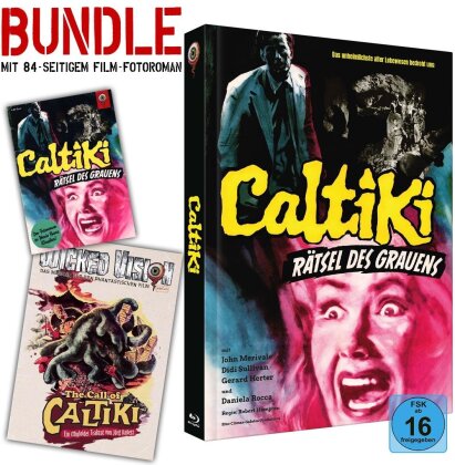 Caltiki - Rätsel des Grauens (1959) (Cover A, + Film-Fotoroman, Edizione Limitata, Mediabook, Blu-ray + DVD + Libro)
