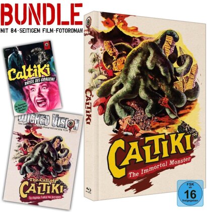 Caltiki - The Immortal Monster (1959) (Cover B, + Film-Fotoroman, Edizione Limitata, Mediabook, Blu-ray + DVD + Libro)