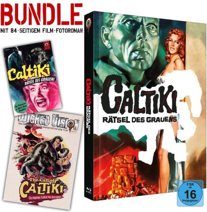 Caltiki - Rätsel des Grauens (1959) (Cover C, + Film-Fotoroman, Edizione Limitata, Mediabook, Blu-ray + DVD + Libro)
