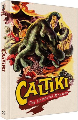 Caltiki - The Immortal Monster (1959) (Cover B, Édition Limitée, Mediabook, Blu-ray + DVD)