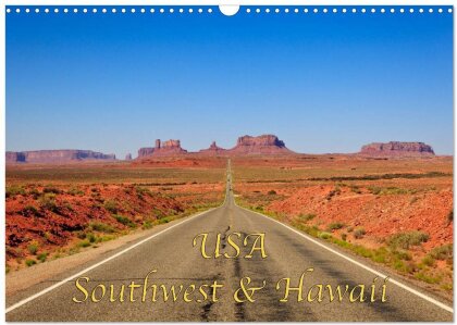 USA Southwest & Hawaii (Wandkalender 2025 DIN A3 quer) - CALVENDO Monatskalender