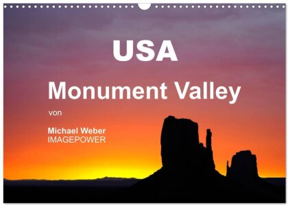 USA - Monument Valley (Wandkalender 2025 DIN A3 quer), CALVENDO Monatskalender