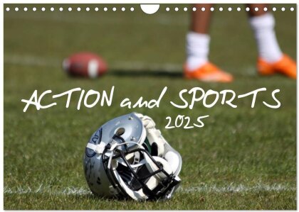Action and Sports (Wandkalender 2025 DIN A4 quer) - CALVENDO Monatskalender