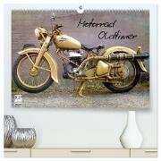 Motorrad Oldtimer (hochwertiger Premium Wandkalender 2025 DIN A2 quer) - Kunstdruck in Hochglanz