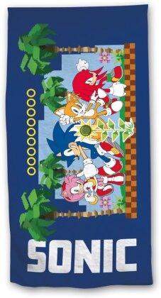 Linge - Sonic & ses amis - Sonic - 70 x 140 cm