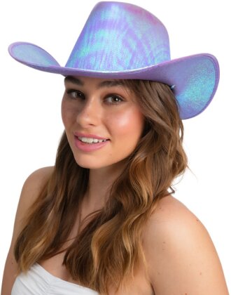 Cowboyhut Texan Lavendel irisierend