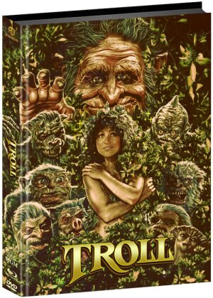 Troll (1986) (Wattiert, Cover A, Limited Edition, Mediabook, Blu-ray + DVD)