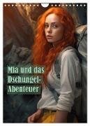 Mia und das Dschungel-Abenteuer (Wandkalender 2025 DIN A4 hoch) - CALVENDO Monatskalender