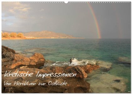 Kretische Impressionen (Wandkalender 2025 DIN A2 quer) - CALVENDO Monatskalender