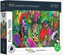 UFT Puzzle 1500 - Blooming Paradise: Tropisches Grün