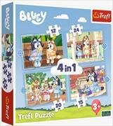 4 in 1 Puzzle - Bluey