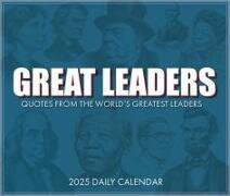 Great Leaders - Greatest Quotes 2025 6.2 X 5.4 Box Calendar