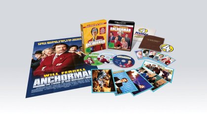 Anchorman - Die Legende von Ron Burgundy (2004) (Édition Collector, 4K Ultra HD + Blu-ray)