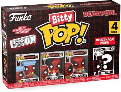 Bitty Pop Deadpool - Funko Bitty Pop Deadpool Bathtime 4 Pack