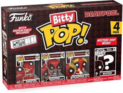 Bitty Pop Deadpool - Funko Bitty Pop Deadpool Dinopool 4 Pack