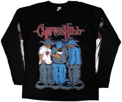 Cypress Hill Unisex Long Sleeve T-Shirt - Blunted (Sleeve Print)