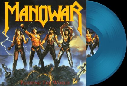 Manowar - Fighting The World (2024 Reissue, Listenable Records, Blue Vinyl, LP)