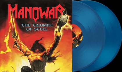 Manowar - Triumph Of Steel (2024 Reissue, Listenable Records, Blue Vinyl, 2 LPs)