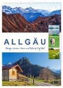 Allgäu, Berge, Wiesen, Seen und Kühe. (Wandkalender 2025 DIN A3 hoch) - CALVENDO Monatskalender