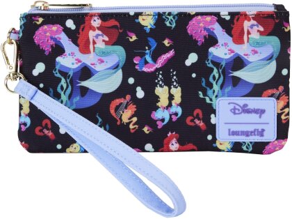 Loungefly: Disney - The Little Mermaid 35th Anniversary - Life is the Bubbles Nylon Wristlet Wallet