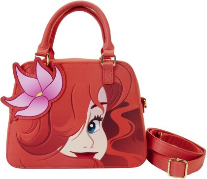 Loungefly: Disney - The Little Mermaid 35th Anniversary - Ariel Face Crossbody Bag