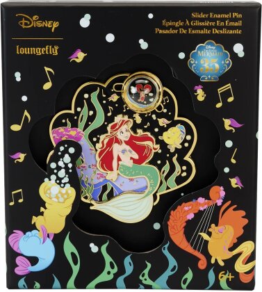 Loungefly: Disney - The Little Mermaid 35th Anniversary - Life is the Bubbles 3" Collector Box Pin