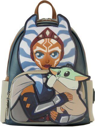 Loungefly: Star Wars: The Mandalorian - Ahsoka Holding Grogu Mini Backpack