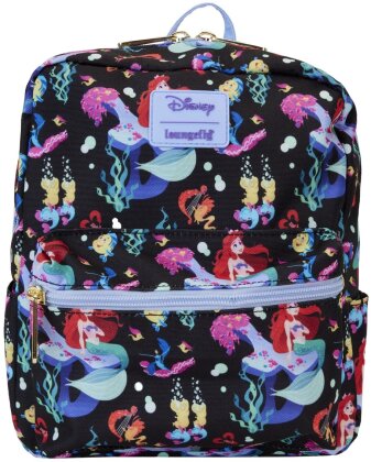 Loungefly: Disney - The Little Mermaid 35th Anniversary - Life is the Bubble Nylon Mini Backpack